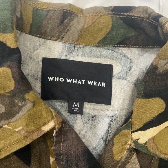 Who What Wear Camouflage Jacket Size M - Picture 2 of 3